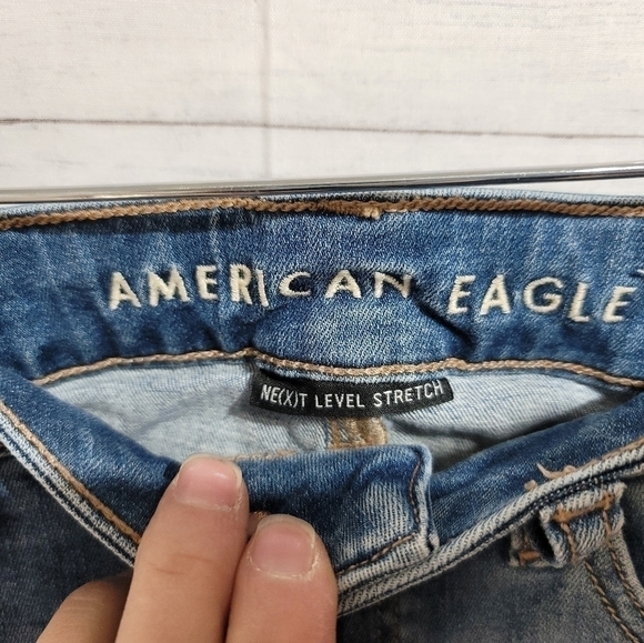 AMERICAN EAGLE JEGGINGS-SZ 4 LONG - Picture 3 of 7